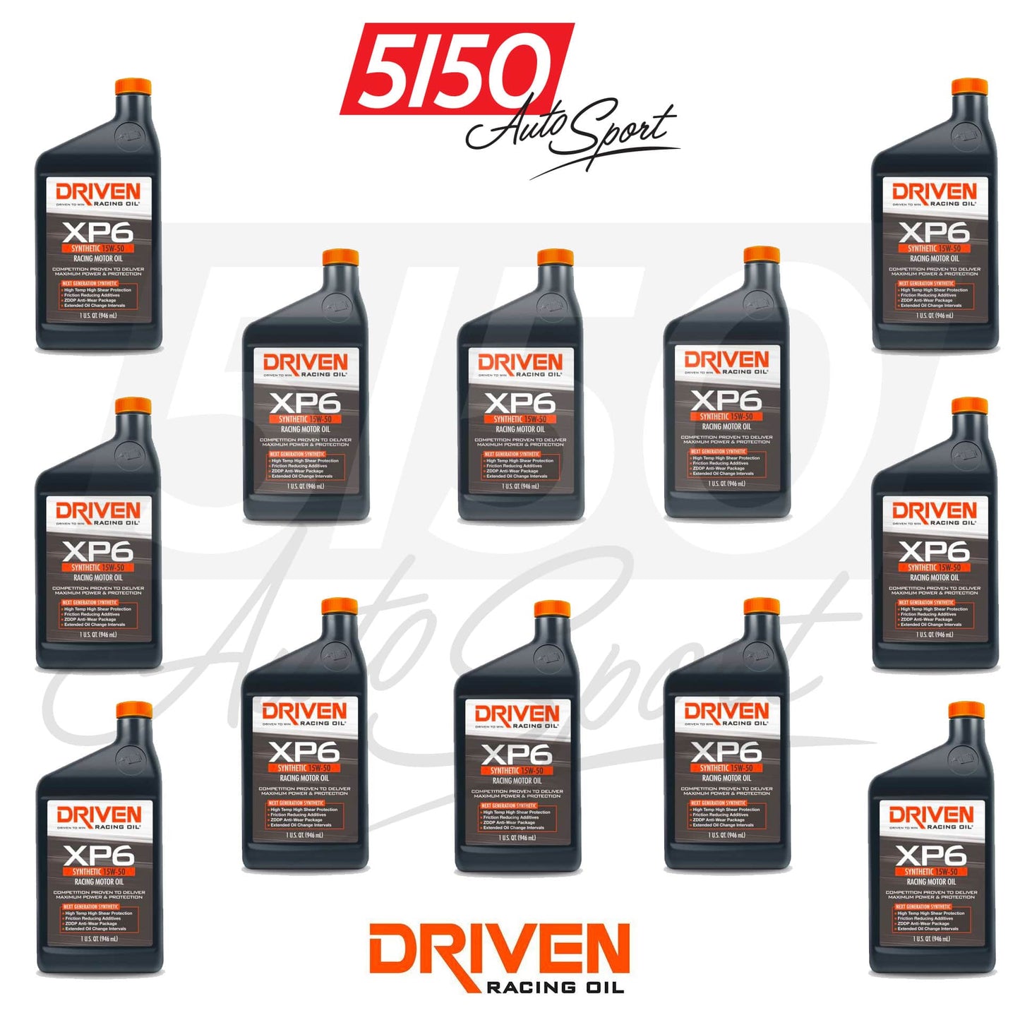 Driven Racing Oil XP6 15W-50 Synthetic Racing Oil