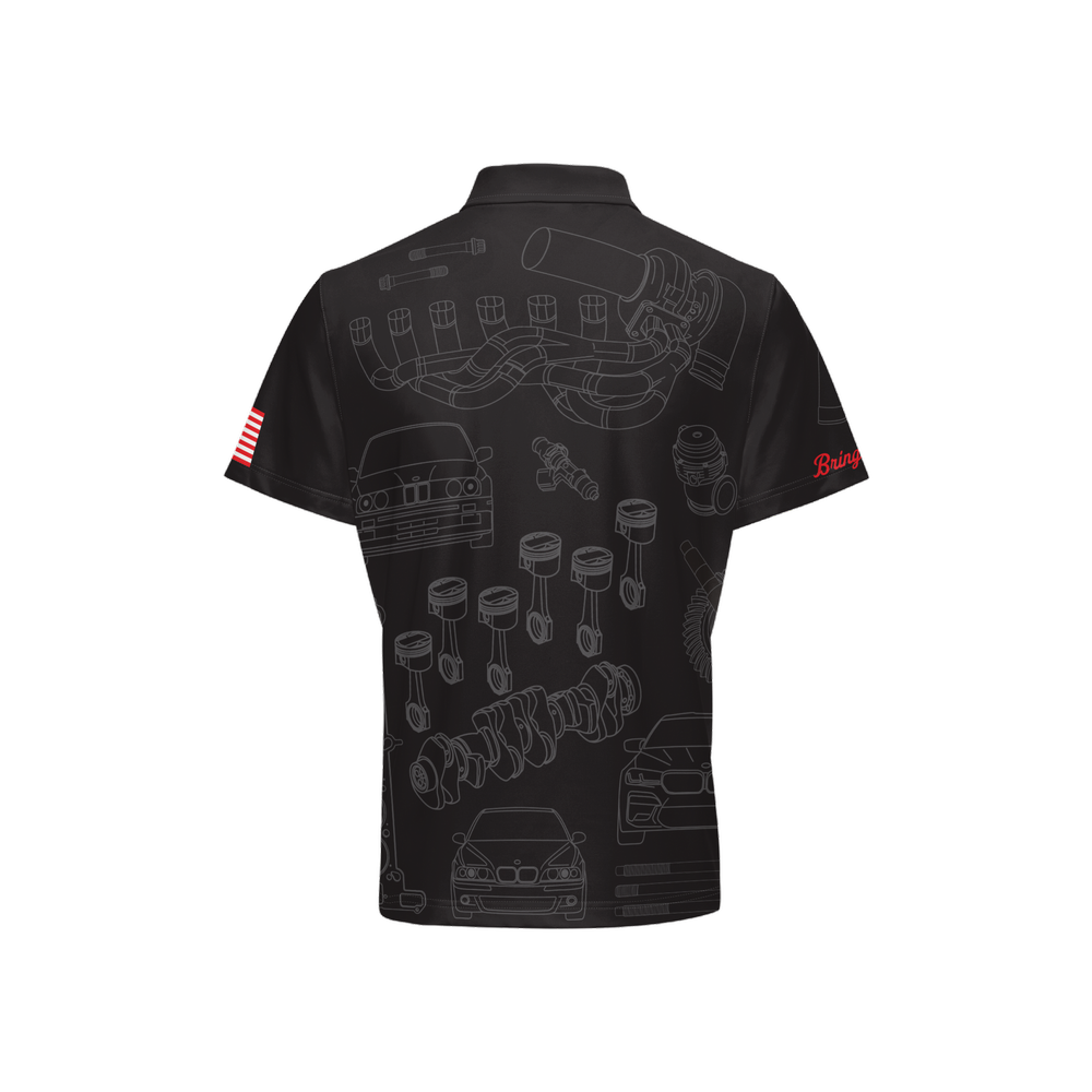 Men's Sublimated 5150 Crew Polo, Classic Fit