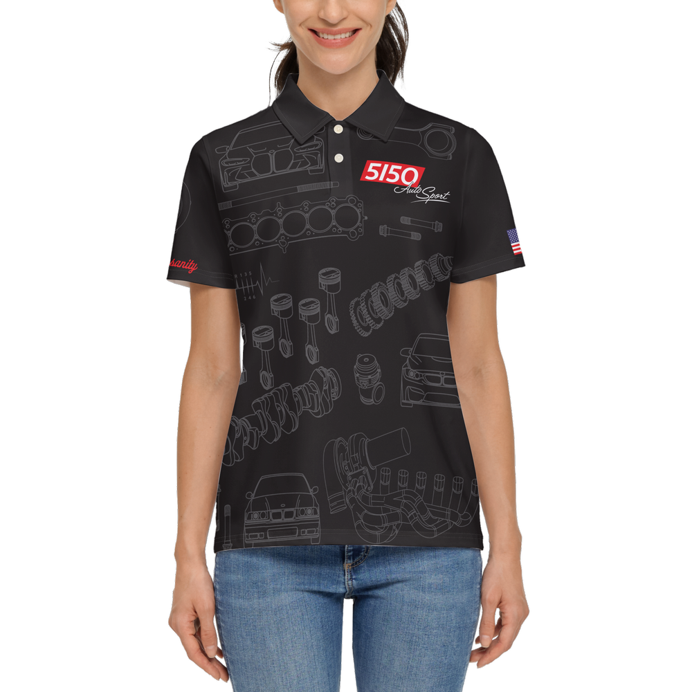 Women's Sublimated 5150 Crew Polo, Classic Fit