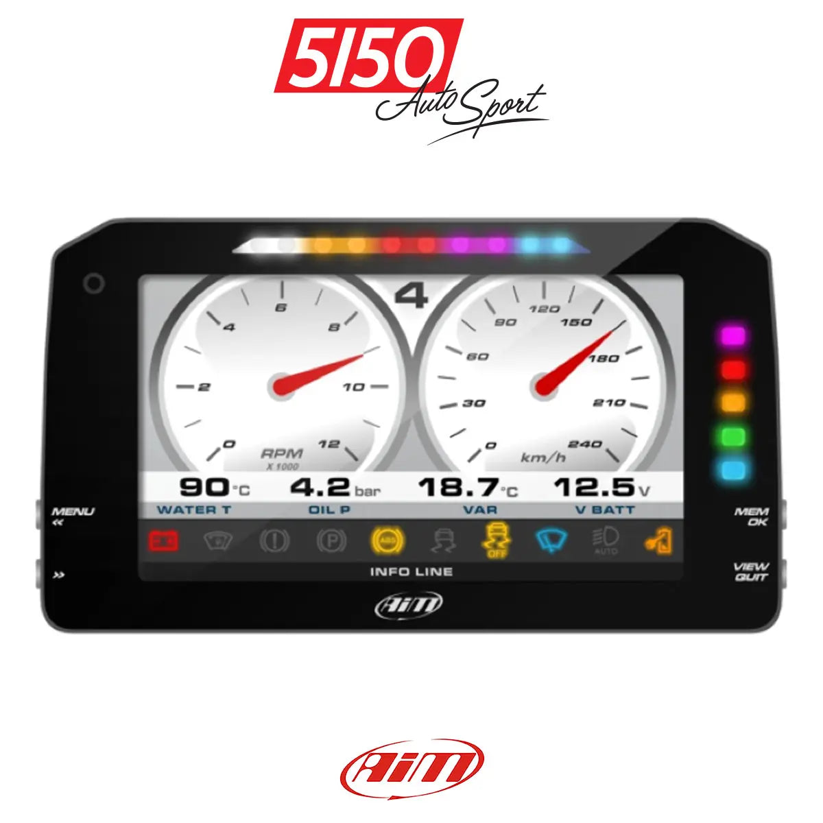 AiM MXP Dash Display