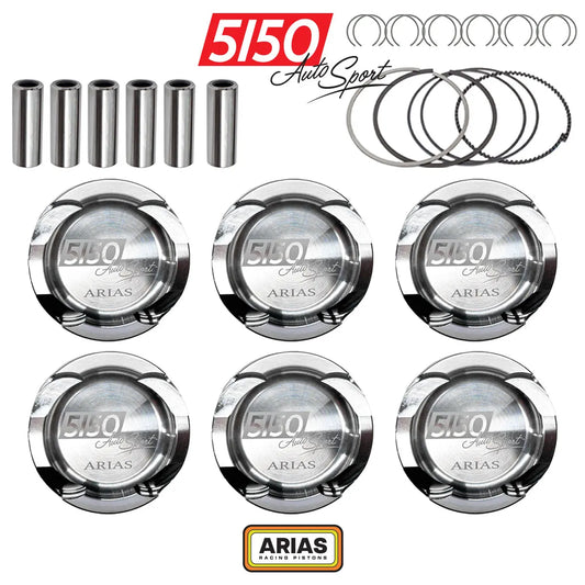 BMW S54 Piston Set by Arias