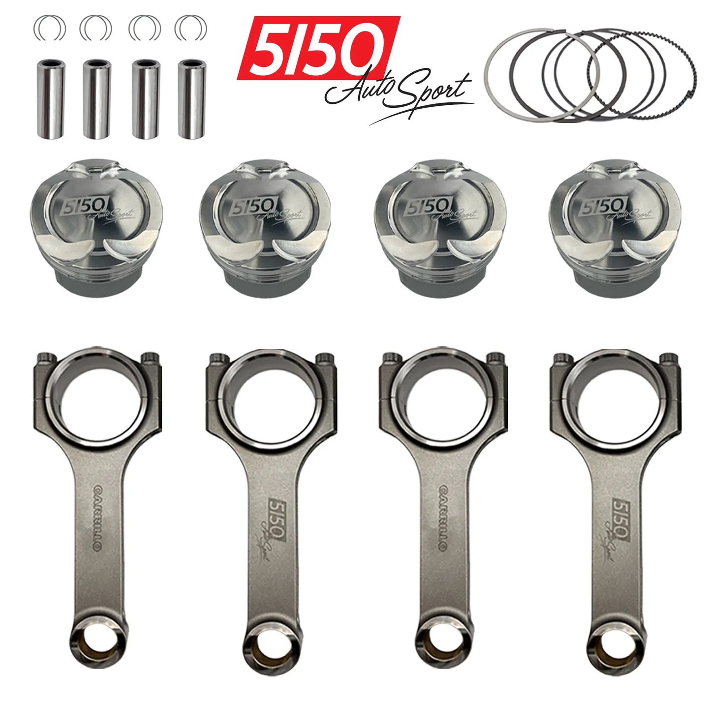 BMW B46 Forged Rod & Piston Kit