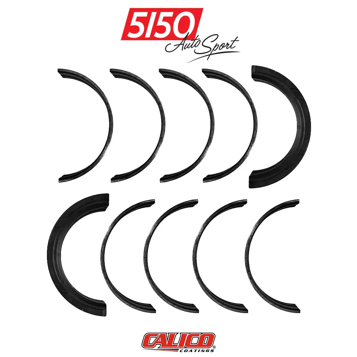 Calico Coated Main Bearing Set for BMW M10 Engines