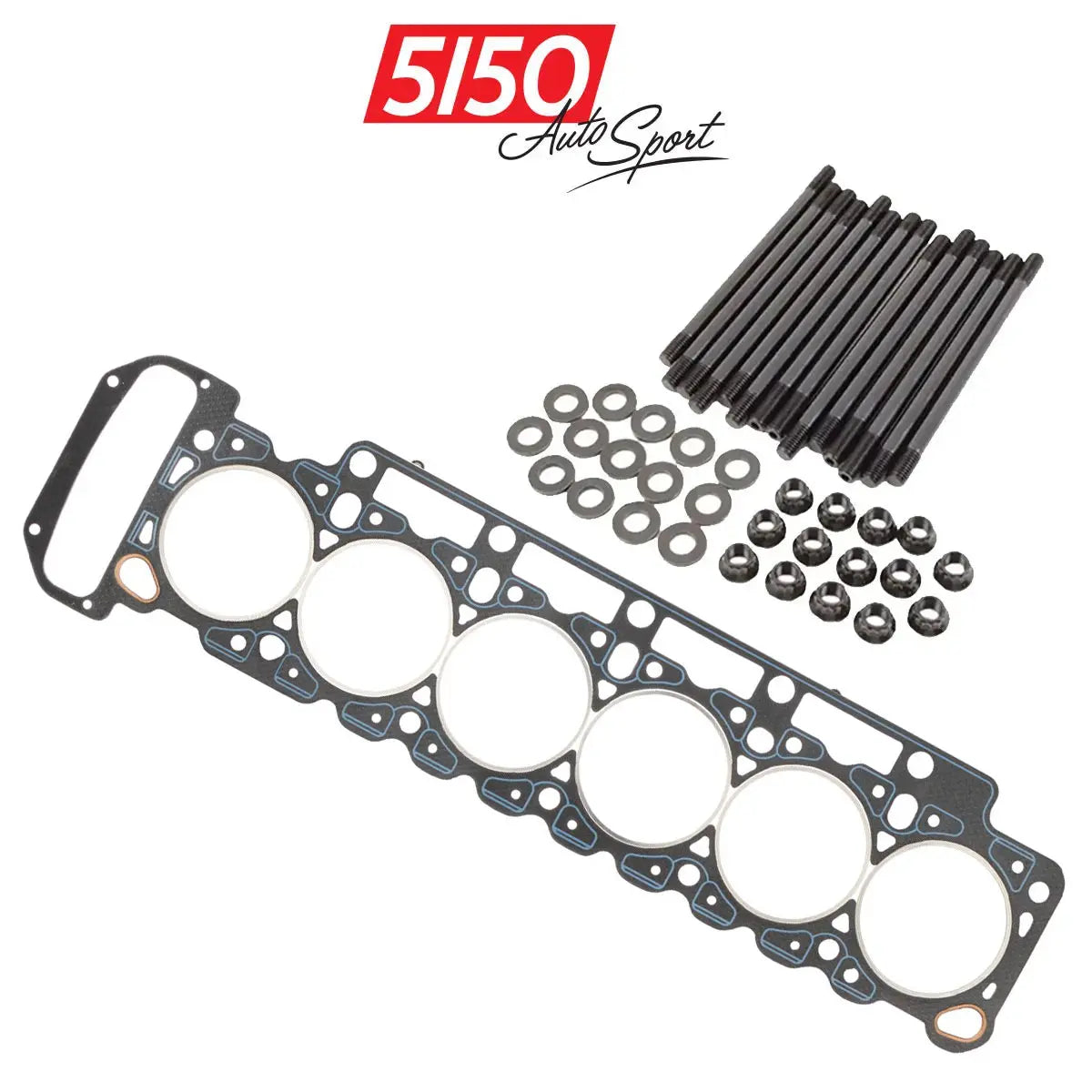 Athena SCE Cut Ring Head Gasket and ARP Head Stud Kit for BMW S38 inline-6 Engines