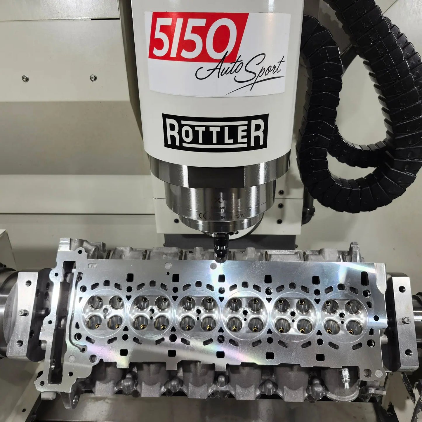 BMW 5-Axis CNC Cylinder Head Porting
