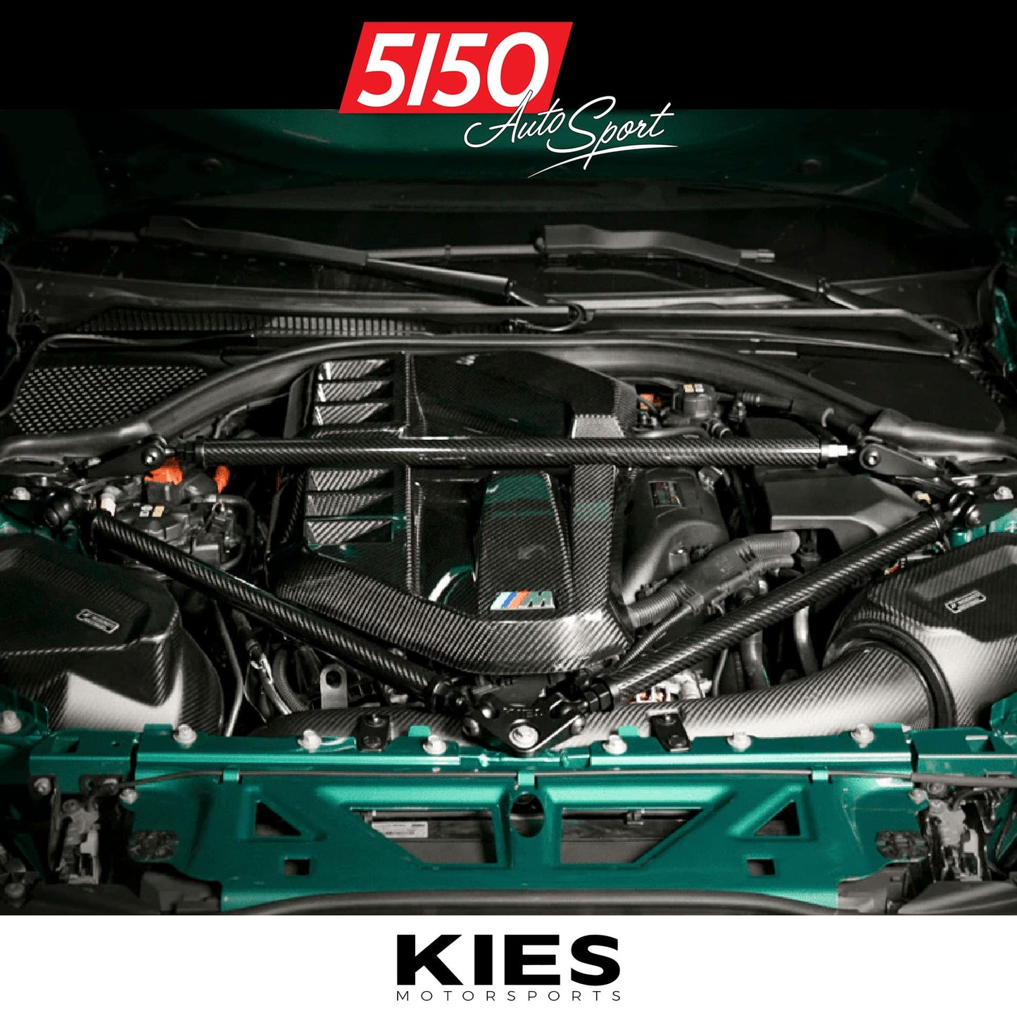 KIES Motorsports Executive Line Carbon Fiber Strut Brace, BMW G8X M
