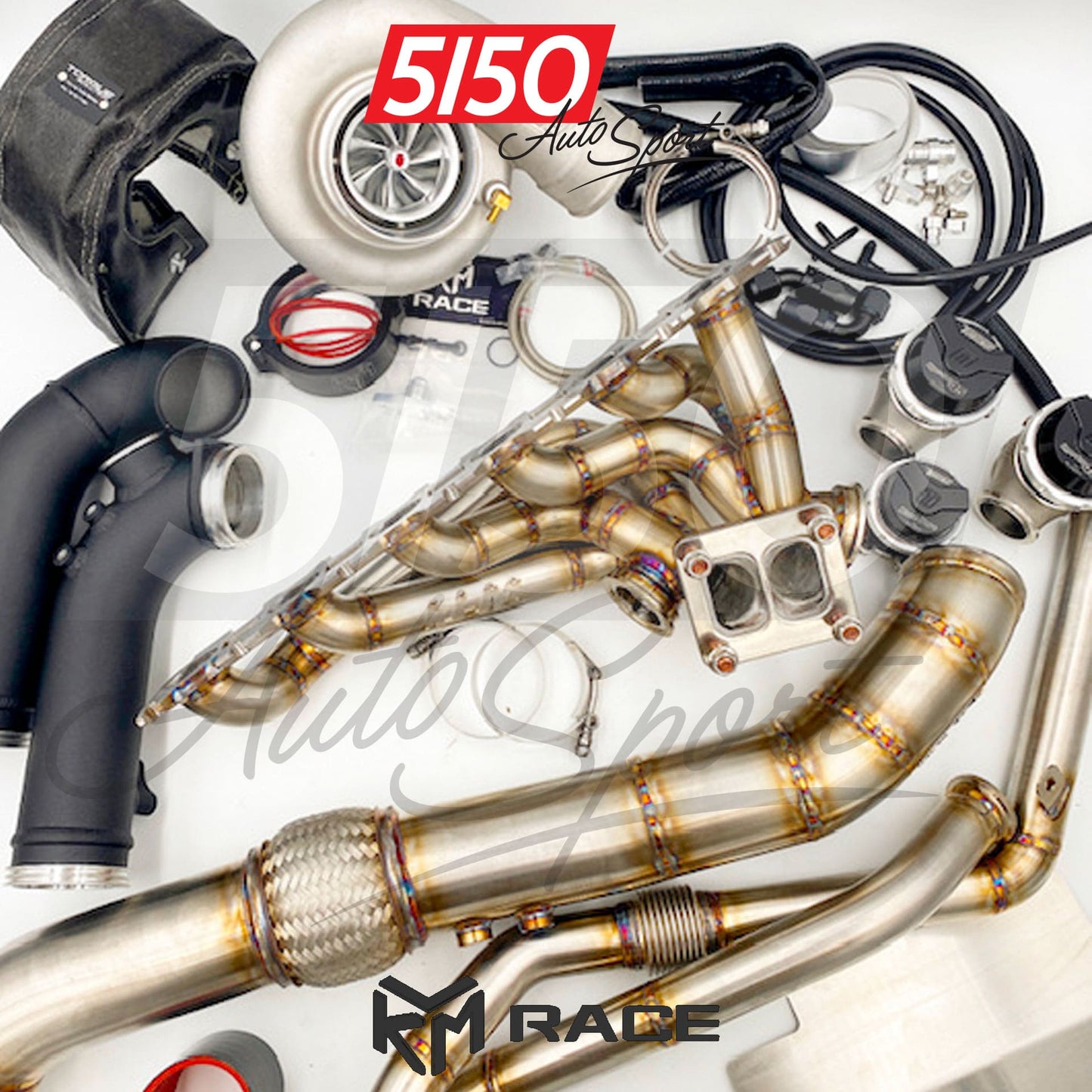 KLM Race 6-Port Turbo Kit, Toyota A90/A91 Supra