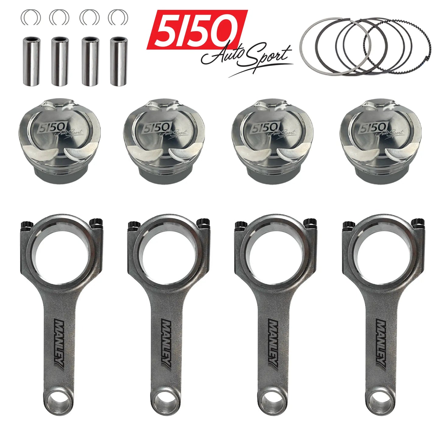 BMW B46 Forged Rod & Piston Kit
