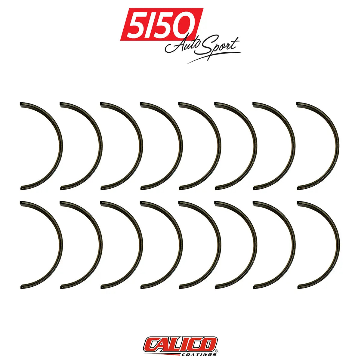 Performance Upgraded Replacement Rod Bearings for BMW N63 S63 Engines with Calico Anti-Friction Coatings