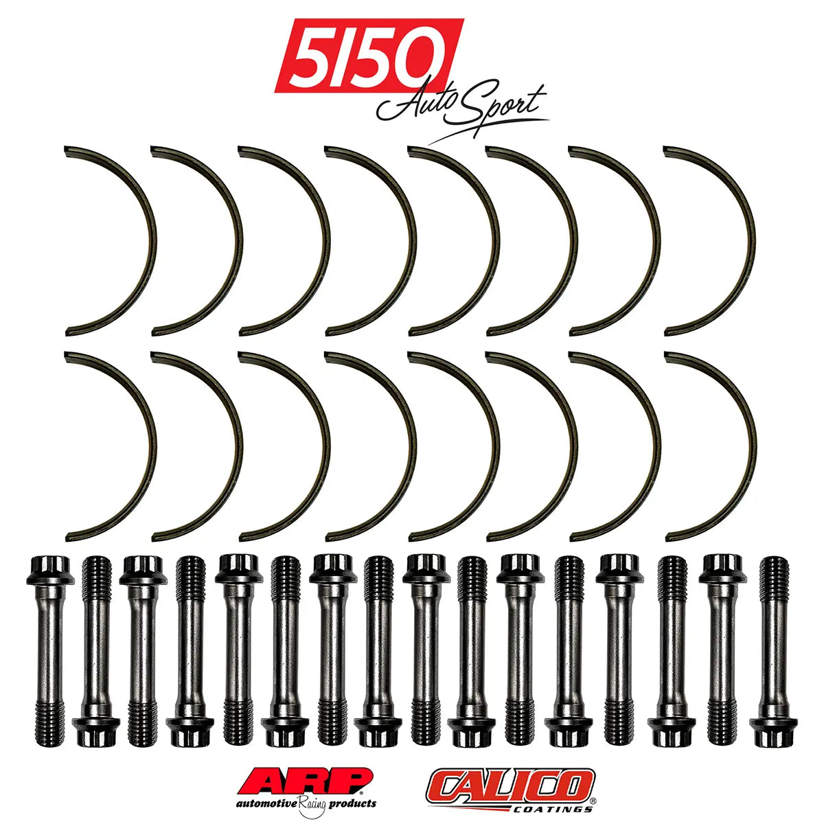 BMW S62 Rod Bearing and Rod Bolt Replacement Kit Featuring ARP Rod Bolts and Calico Coated Bearings
