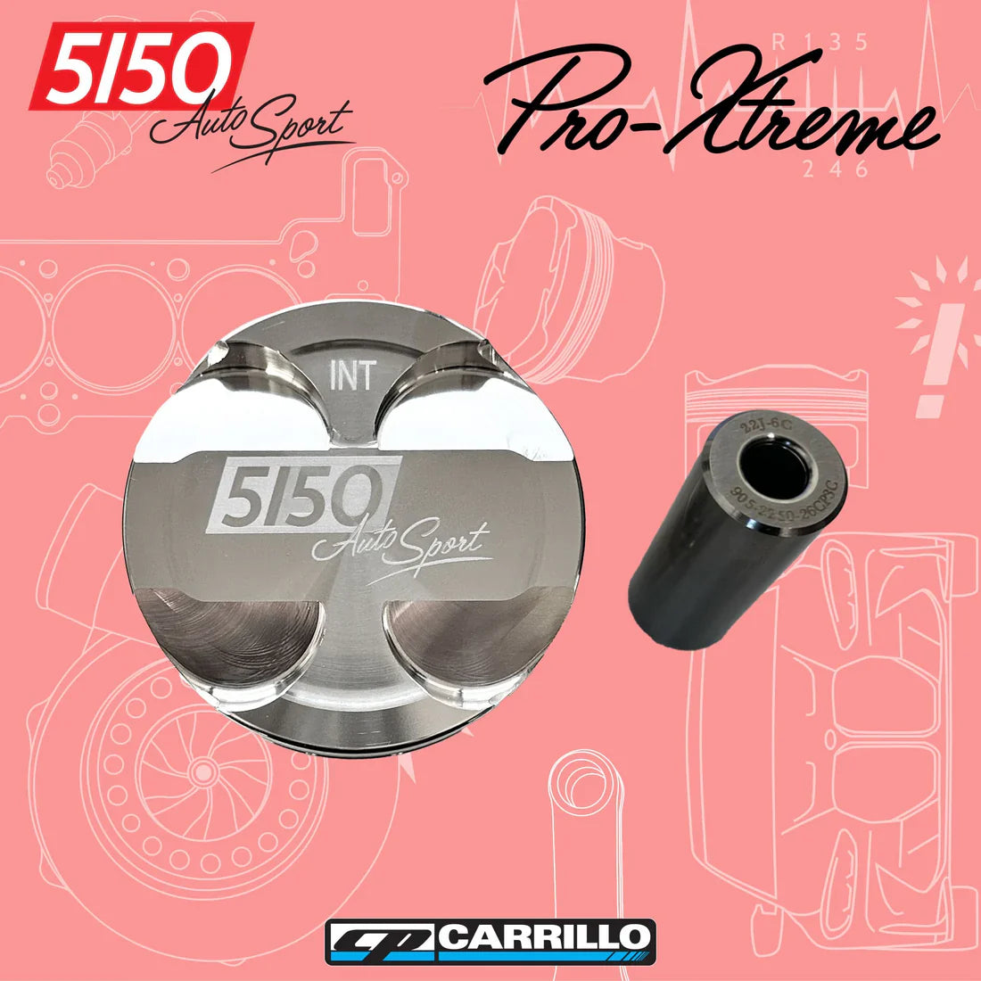 BMW B48 Pro-Xtreme Piston Set