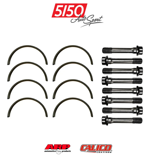 Rod Bearing Replacement Kit for BMW N20 N26 Engines Featuring ARP Rod Bolts and Calico Coated Bearings