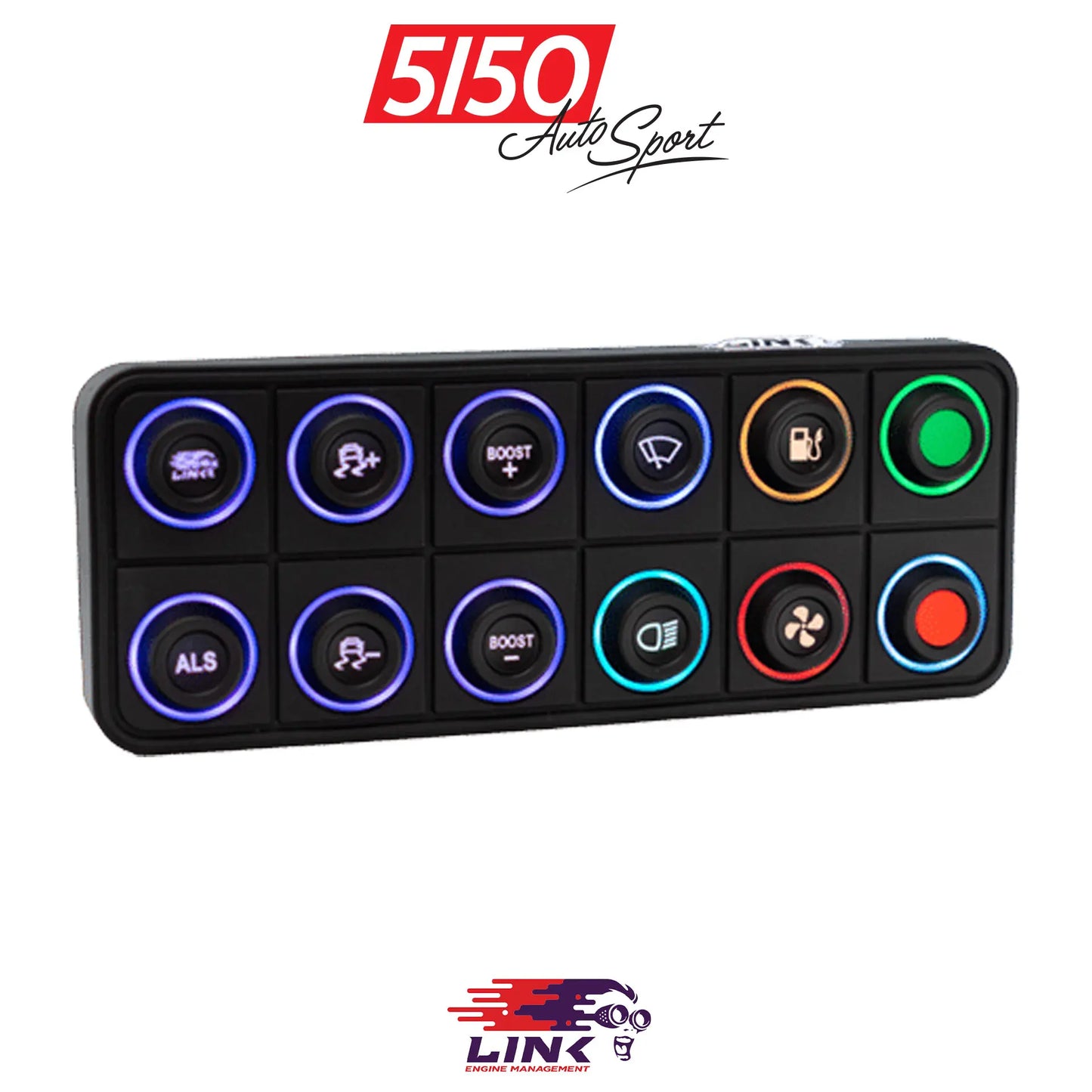 12-Button CAN Keyboard by Link Engine Management
