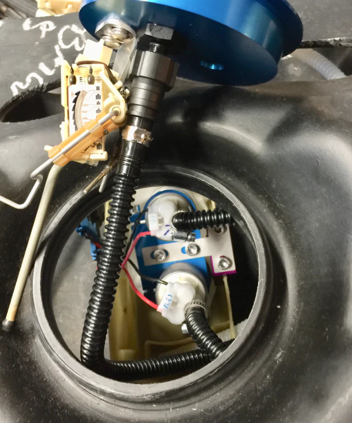 Rally Road Dual Fuel Pump Hanger, BMW E36