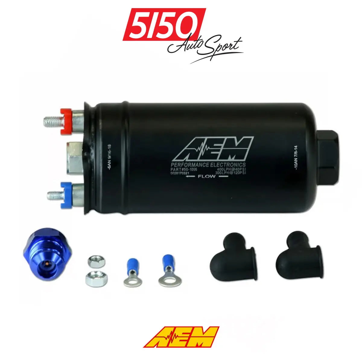 AEM 400LPH (AN) Inline High Flow Fuel Pump