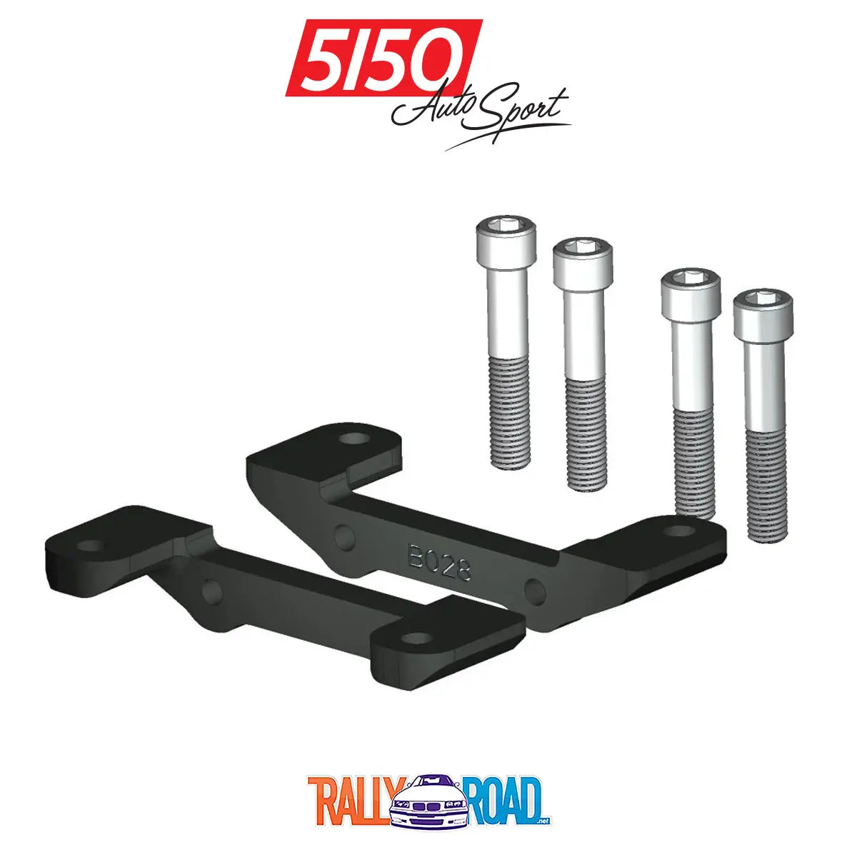 Rally Road Porsche 996 Brake Caliper Brackets, BMW E46 M3, Rear