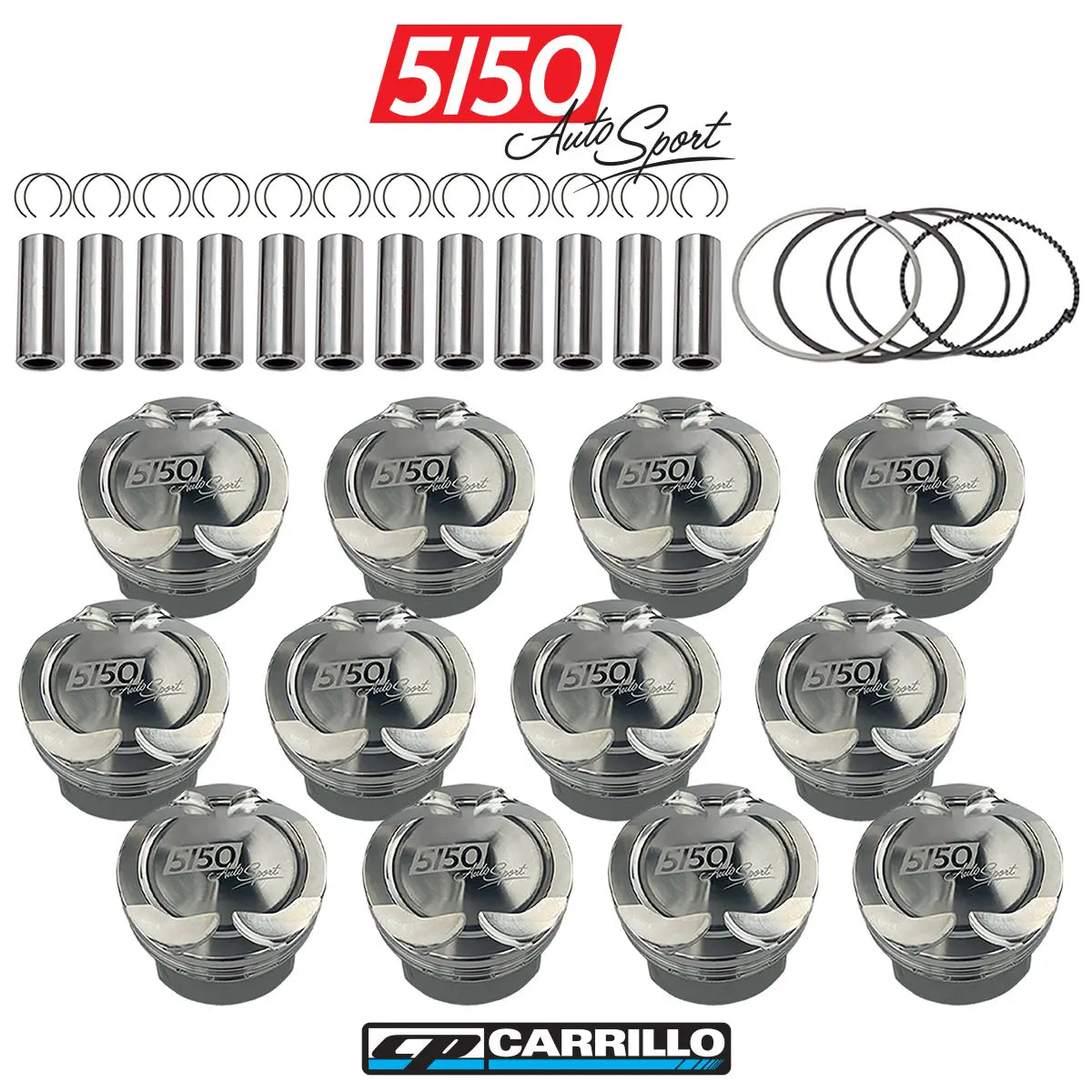 CP Forged Piston Set, BMW / Rolls-Royce N74R, Pro-Xtreme, Alusil