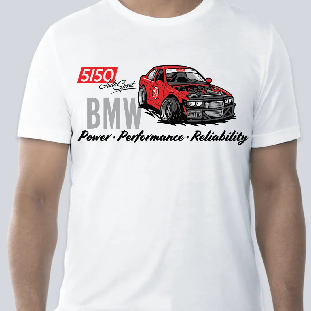BMW E36 Turbo T-shirt by 5150 AutoSport