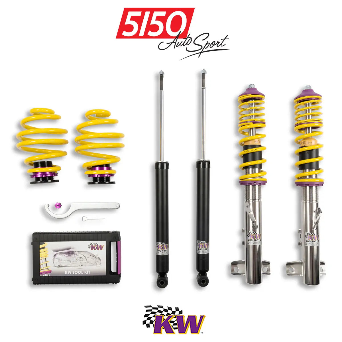 KW Coilover Kit, BMW E36 Non-M