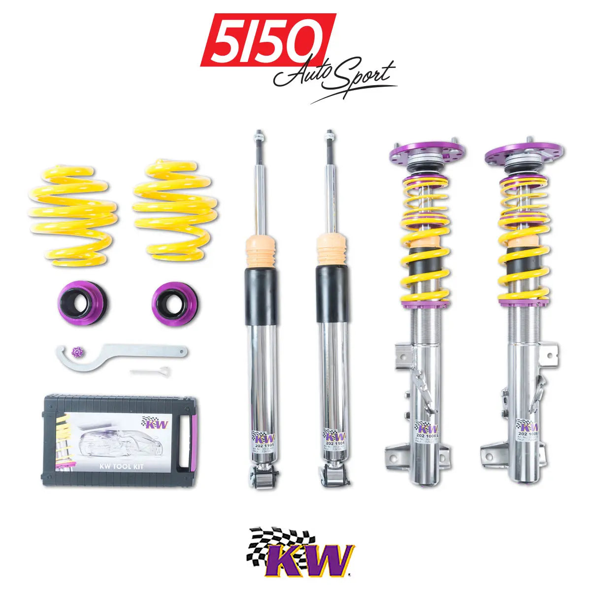 KW Coilover Kit, BMW E36 Non-M