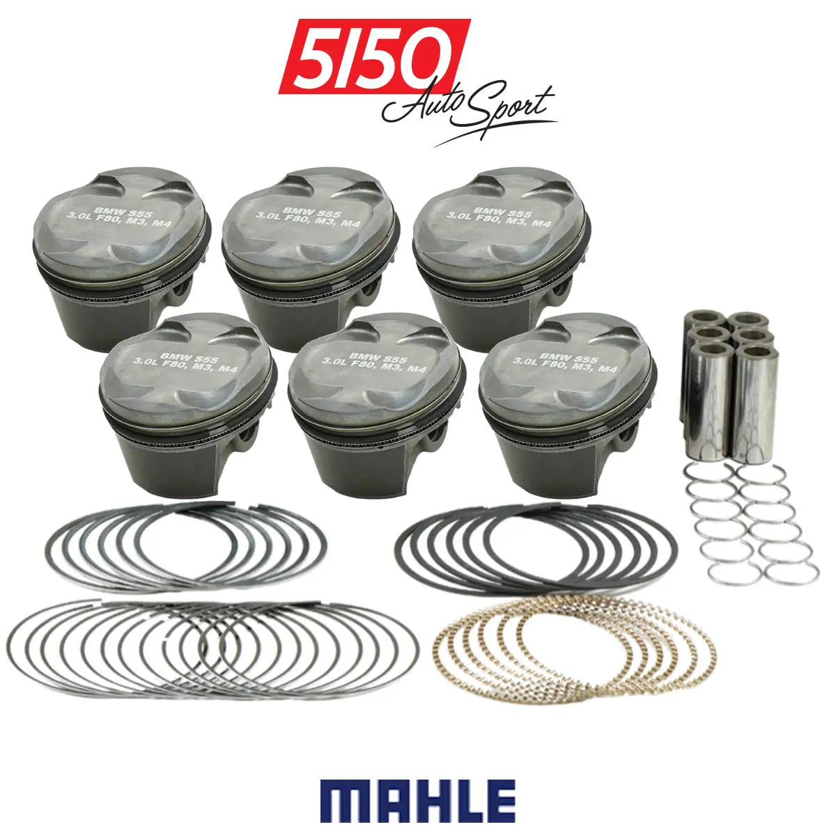 Mahle Motorsport PowerPak Piston Set, BMW S55 5150 AutoSport South Africa