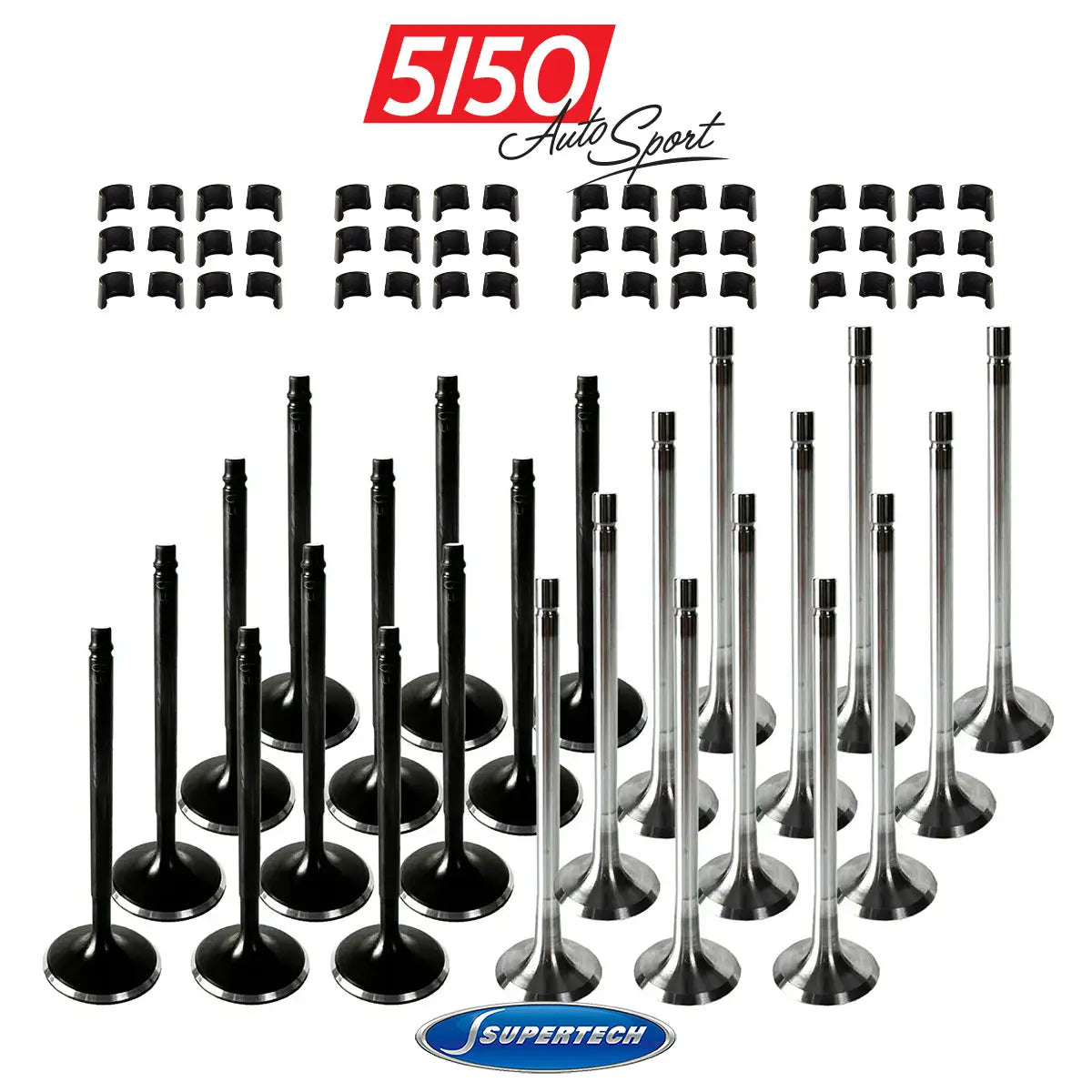 SuperTech Valves with Keepers for BMW E34 E36 with M50 M52 S50 S52 Engines