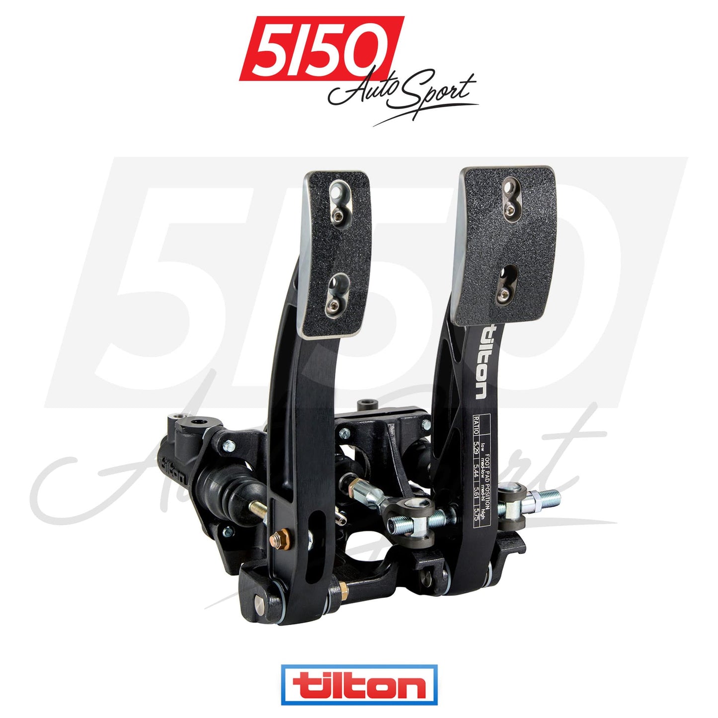 Tilton Engineering 800-Series 2-Pedal Floor Mount Assembly