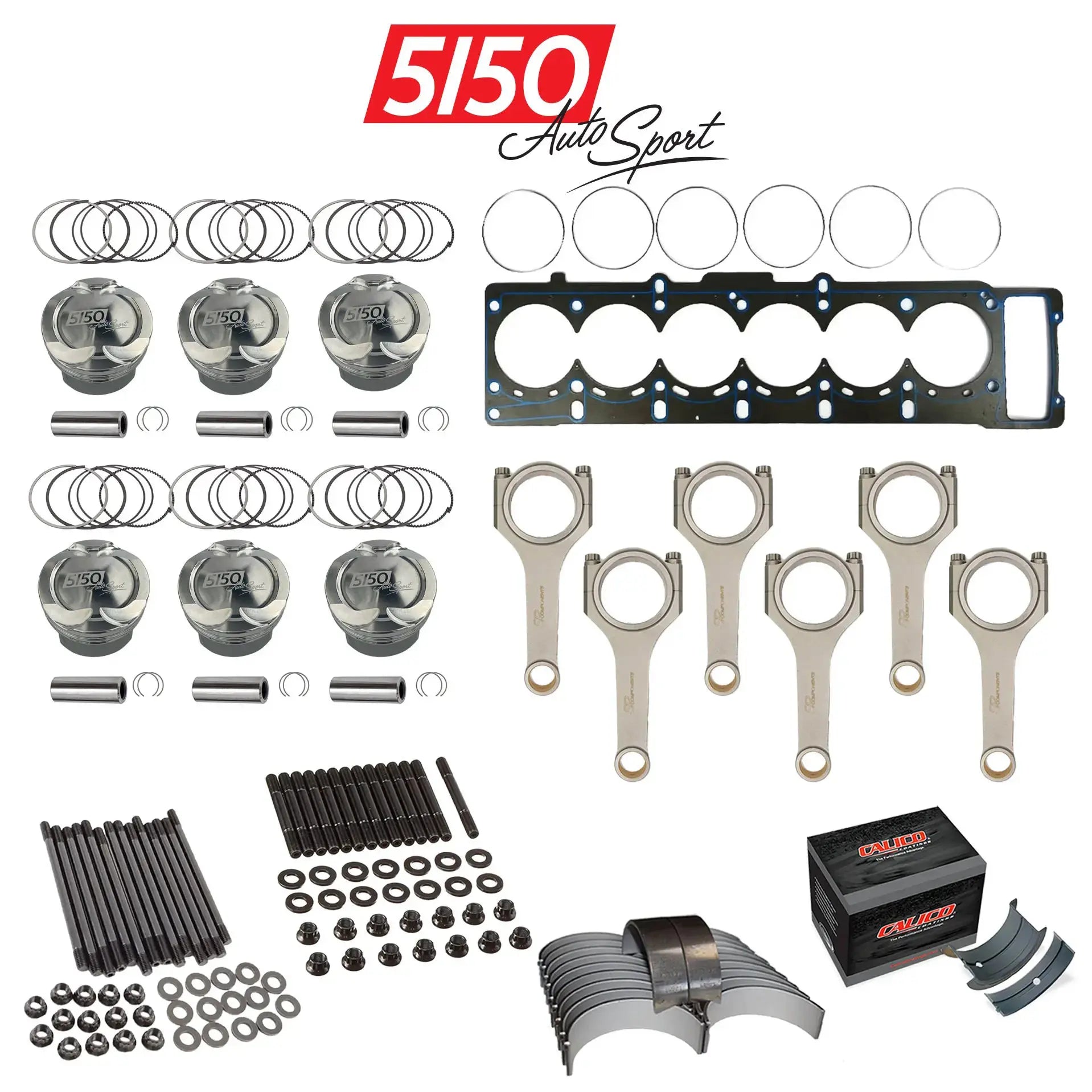 Turbo Build Kit for BMW S54 Engines Forged Internals for 700 Horsepower