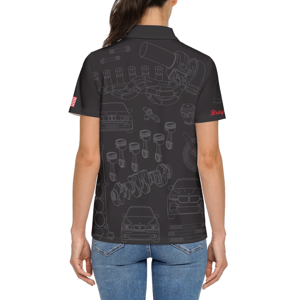 Women's Sublimated 5150 Crew Polo, Classic Fit