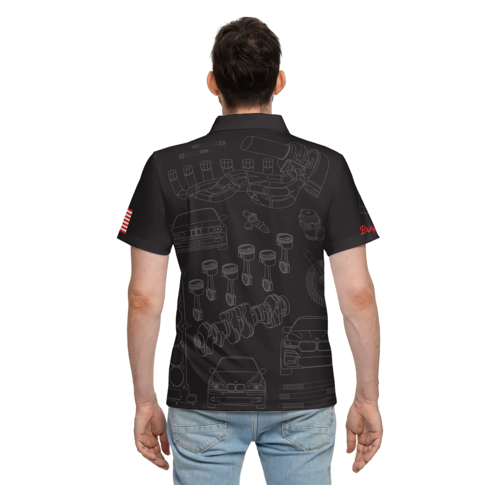 Men's Sublimated 5150 Crew Polo, Classic Fit